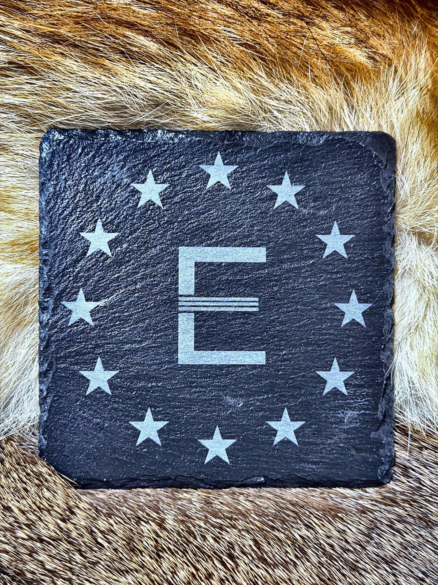 Laser-Engraved Slate Coaster | Wasteland Faction & Vintage Soda Designs | Choose Your Design